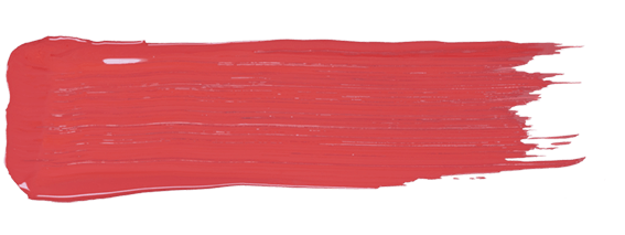 Le Rouge paint stroke from Organic-Line, lip color