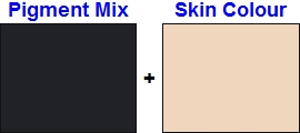 Pigment Colour + Skin Colour